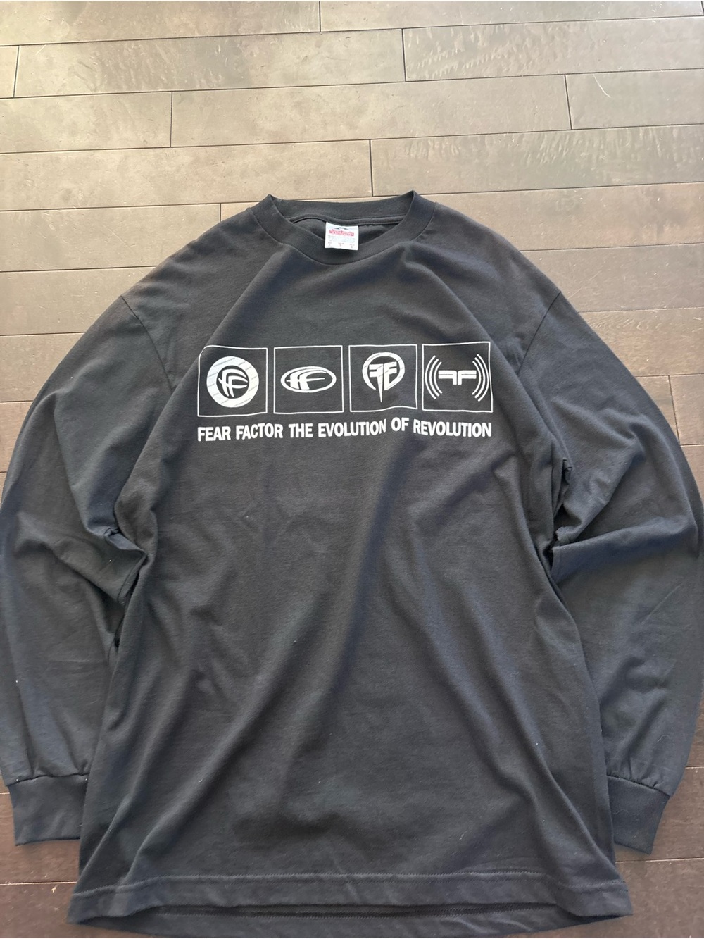 Insane brand new vintage 2001 fear factor band tee long sleeve